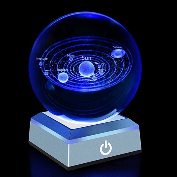 Brand new Light up glass celestial system - Picture 3 of 4